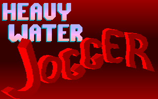 Title screen of Heavy Water Jogger