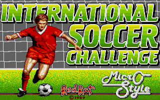 Title screen of International Soccer Challenge
