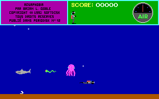 Gameplay of Aquaphobia