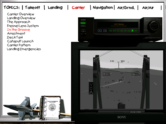 Gameplay of F/A-18 Hornet 3.0