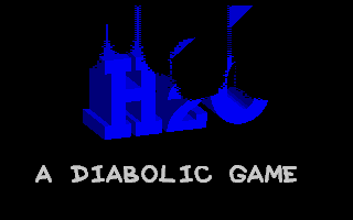 Title screen of H2O