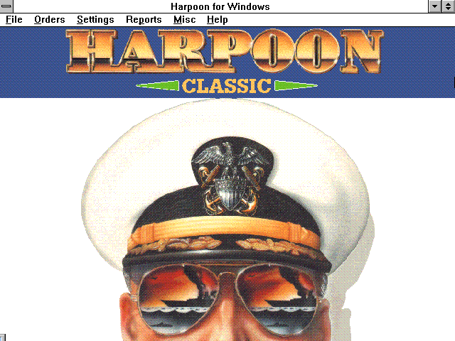 Title screen of Harpoon Classic '97