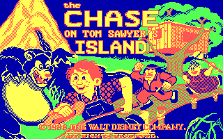 Title screen of The Chase on Tom Sawyer's Island