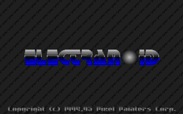 Title screen of Electranoid