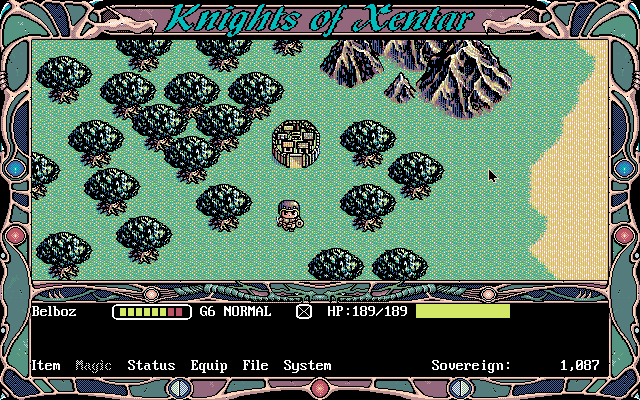 Gameplay of Knights of Xentar