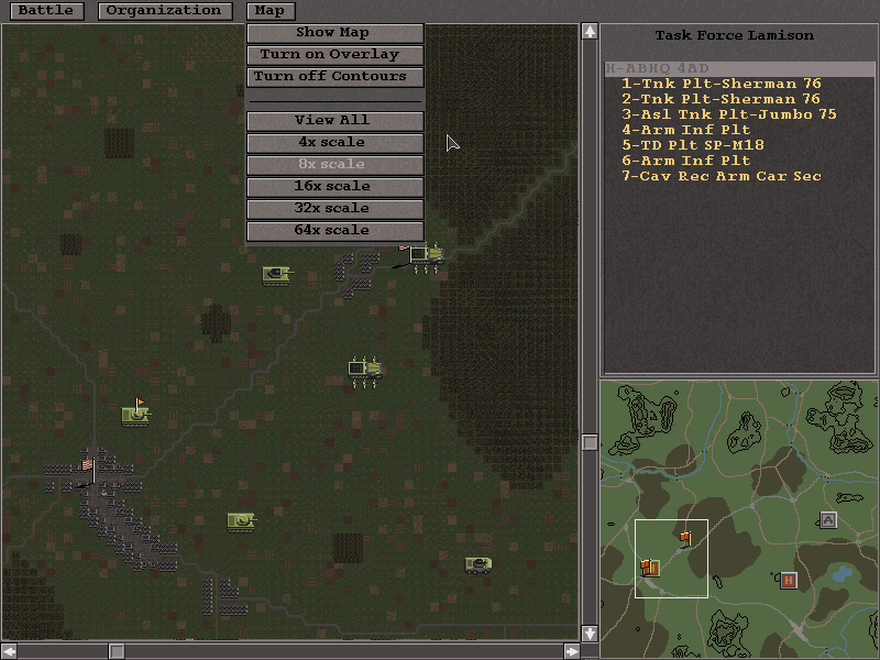 Gameplay of Across the Rhine