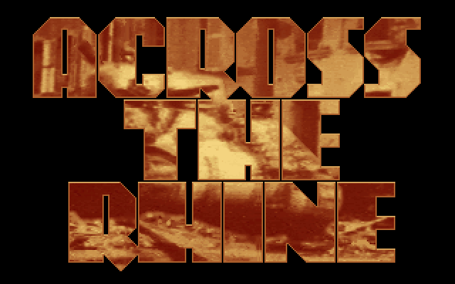 Title screen of Across the Rhine
