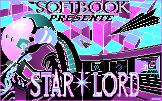 Title screen of Star Lord (Softbook, 1987)