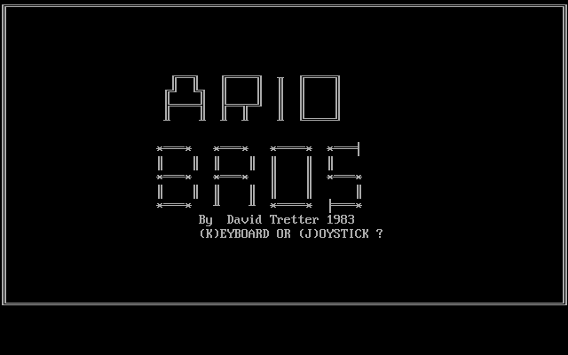 Title screen of Ario Bros