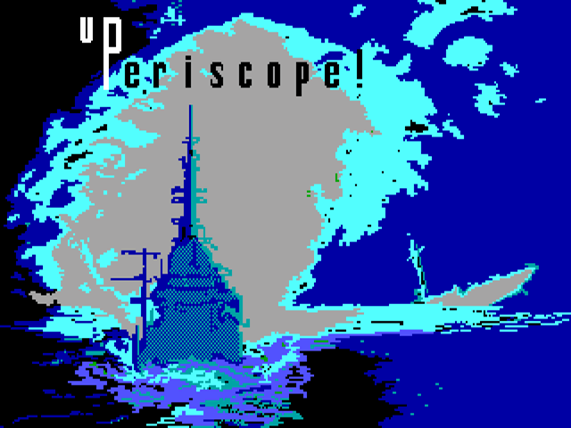 Title screen of Up Periscope!