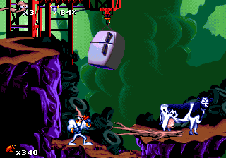 Gameplay of Earthworm Jim