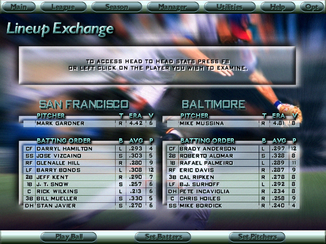 Gameplay of Tony La Russa Baseball 4