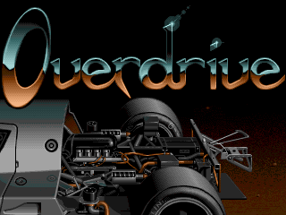 Title screen of Overdrive