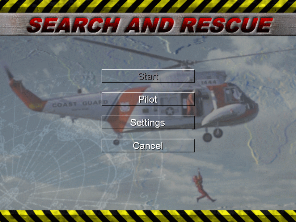 Title screen of Search and Rescue