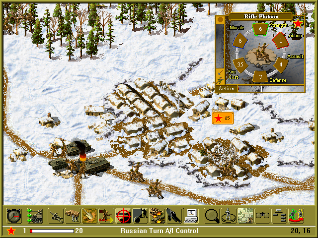 Gameplay of TalonSoft's East Front