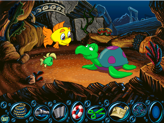 Gameplay of Freddi Fish 2: The Case of the Haunted Schoolhouse