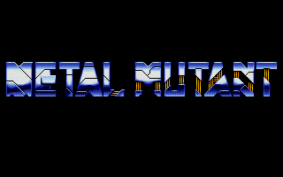 Title screen of Metal Mutant