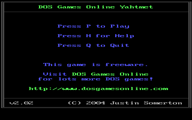 Title screen of Yahtmet