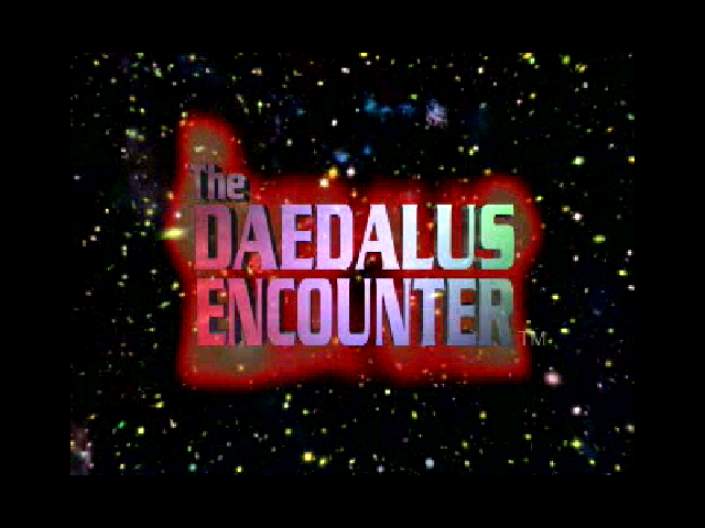 Title screen of The Daedalus Encounter DVD Edition