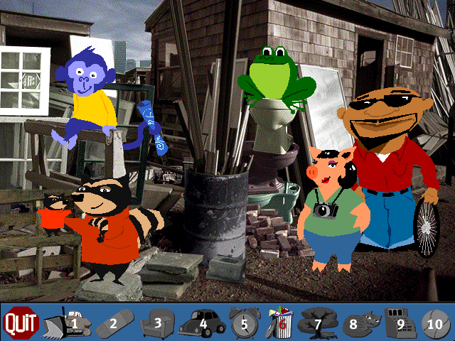 Gameplay of The Gigglebone Gang: Infinity City