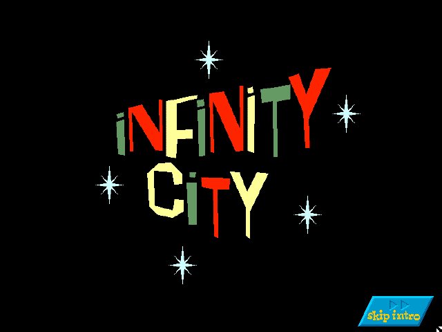 Title screen of The Gigglebone Gang: Infinity City