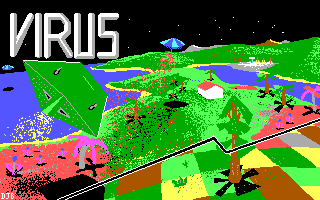 Title screen of Virus