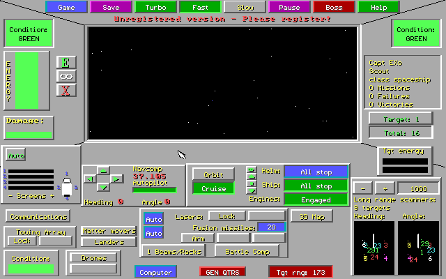 Gameplay of SIMSpace