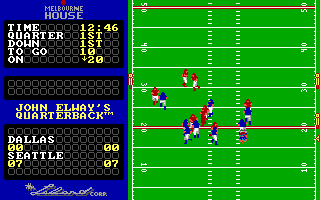 Gameplay of John Elway's Quarterback