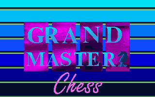 Title screen of Grandmaster Chess (CD-ROM Edition)
