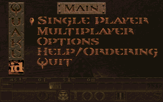 Title screen of Quake
