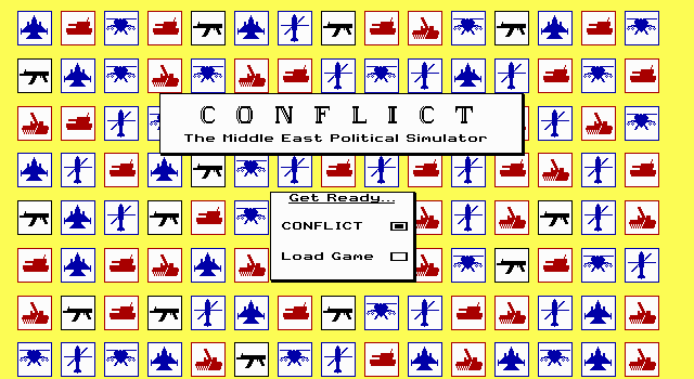 Title screen of Conflict