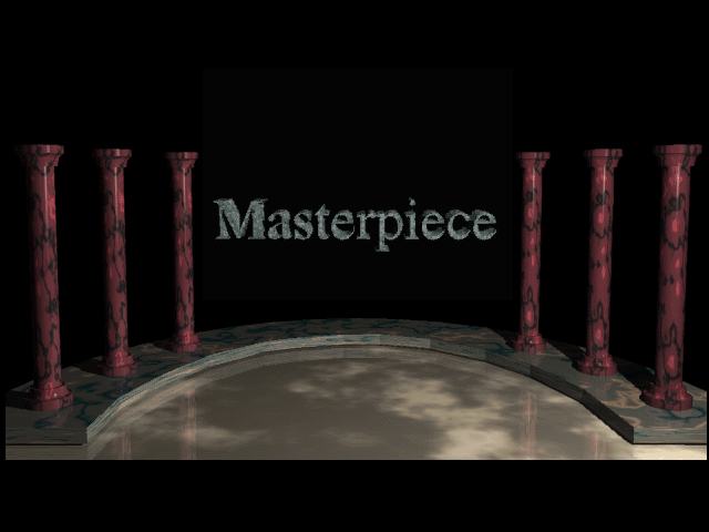 Title screen of Masterpiece Mansion