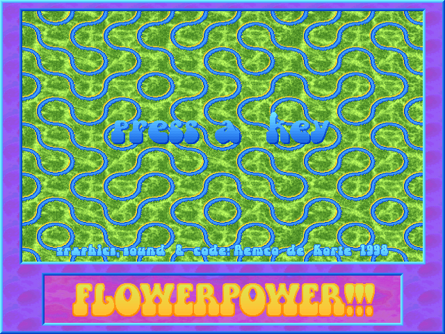 Title screen of FlowerPower