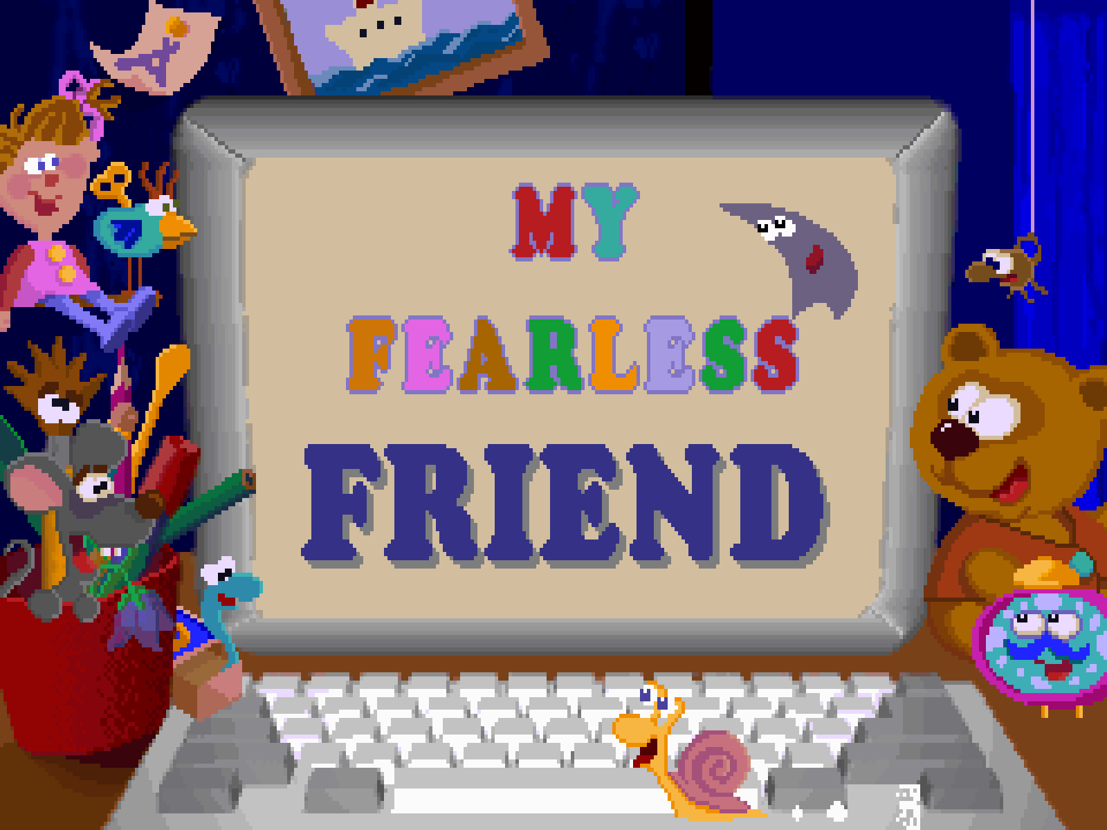 Title screen of My Fearless Friend