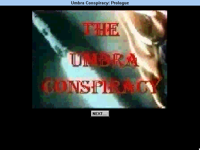 Title screen of The Umbra Conspiracy