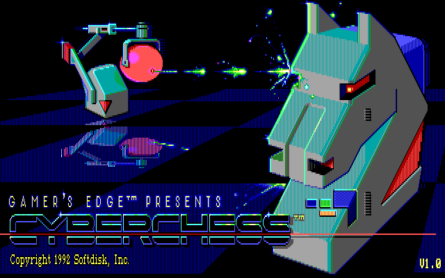 Title screen of Cyberchess