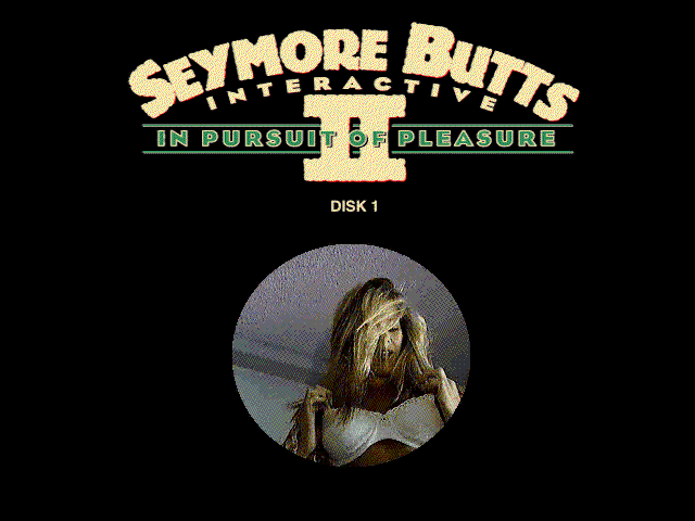 Title screen of Seymore Butts Interactive 2: In Pursuit of Pleasure