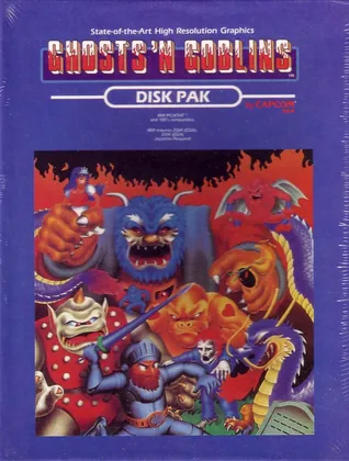Box front of Ghosts 'N Goblins, United States