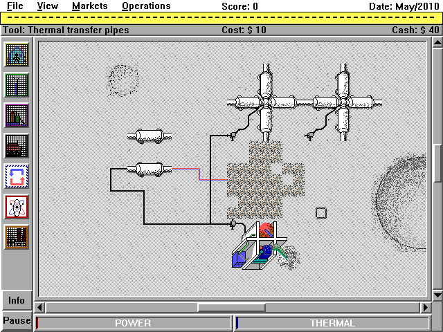 Gameplay of Lunar Commander 2 (1995)