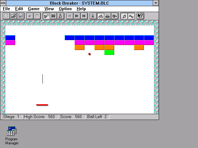 Gameplay of Block Breaker