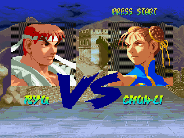 Gameplay of Street Fighter Zero