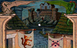 Title screen of Ruins of Cawdor