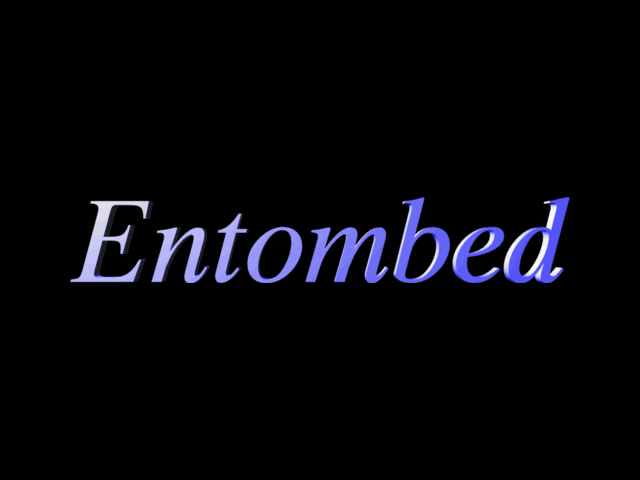 Title screen of Entombed