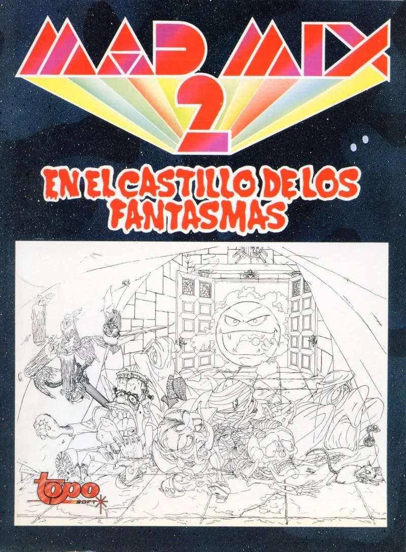 Box front of Mad Mix 2: En el castillo de los fantasmas