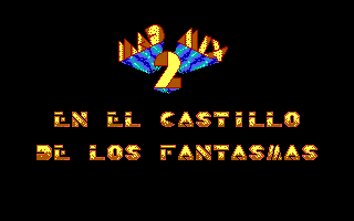 Title screen of Mad Mix 2: En el castillo de los fantasmas