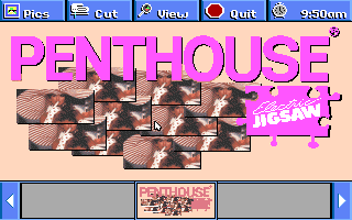 Title screen of Penthouse: Electric Jigsaw