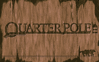 Title screen of QuarterPole