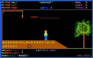 Gameplay of Hangman!