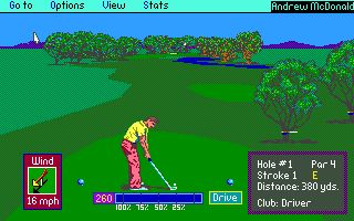 Gameplay of PGA Tour Golf