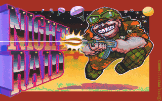 Title screen of Night Raid